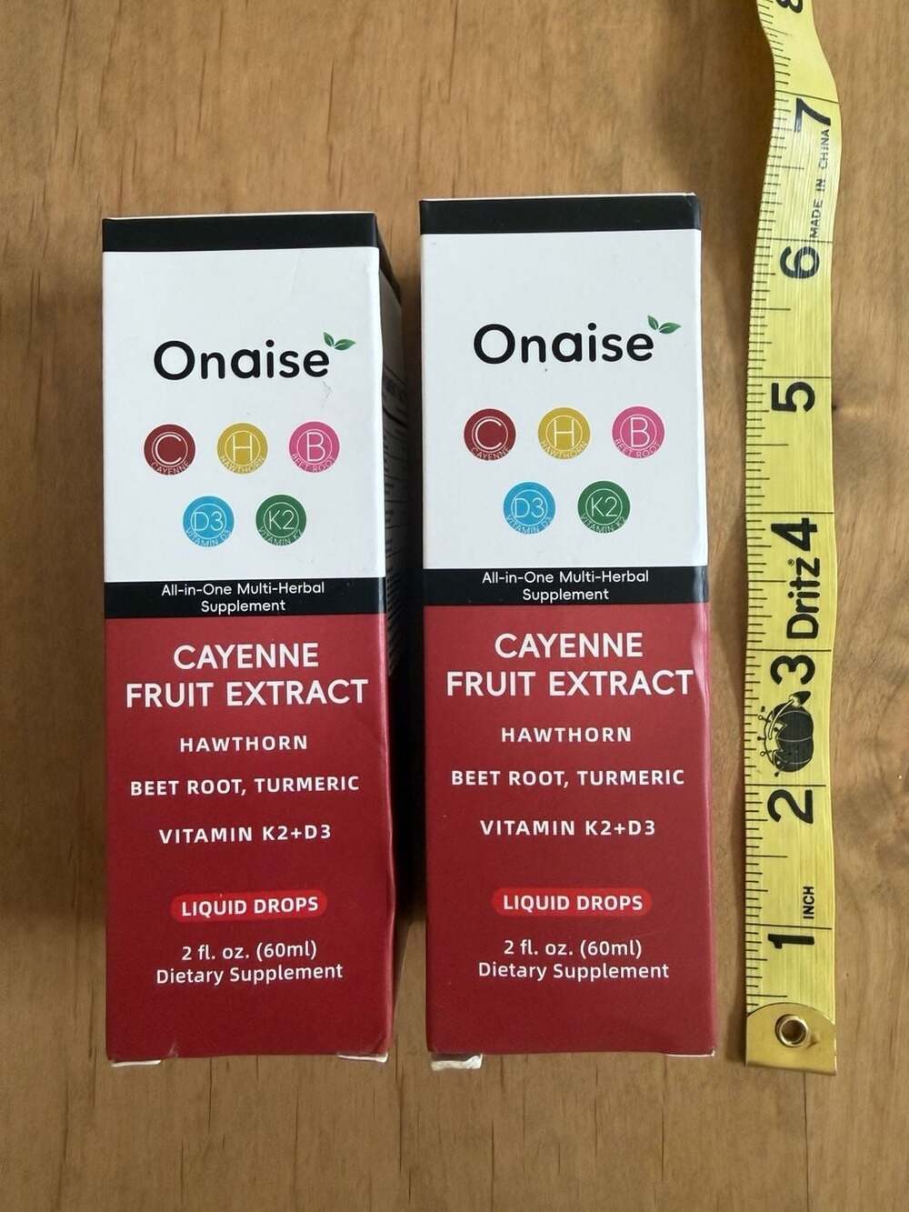 Onaise Cayenne Fruit Extract Liquid Drops 2 fl oz, 2 bottles
